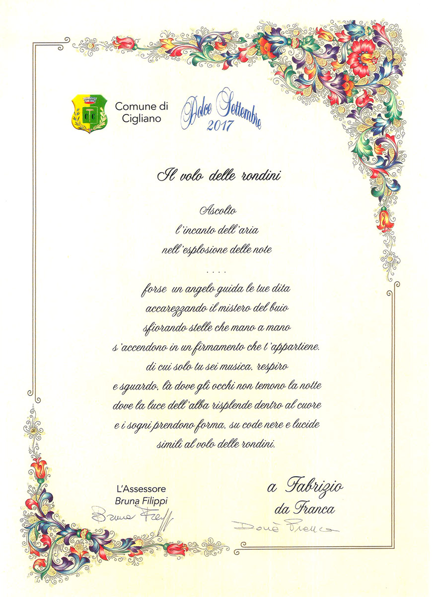 Il volodelle rondini