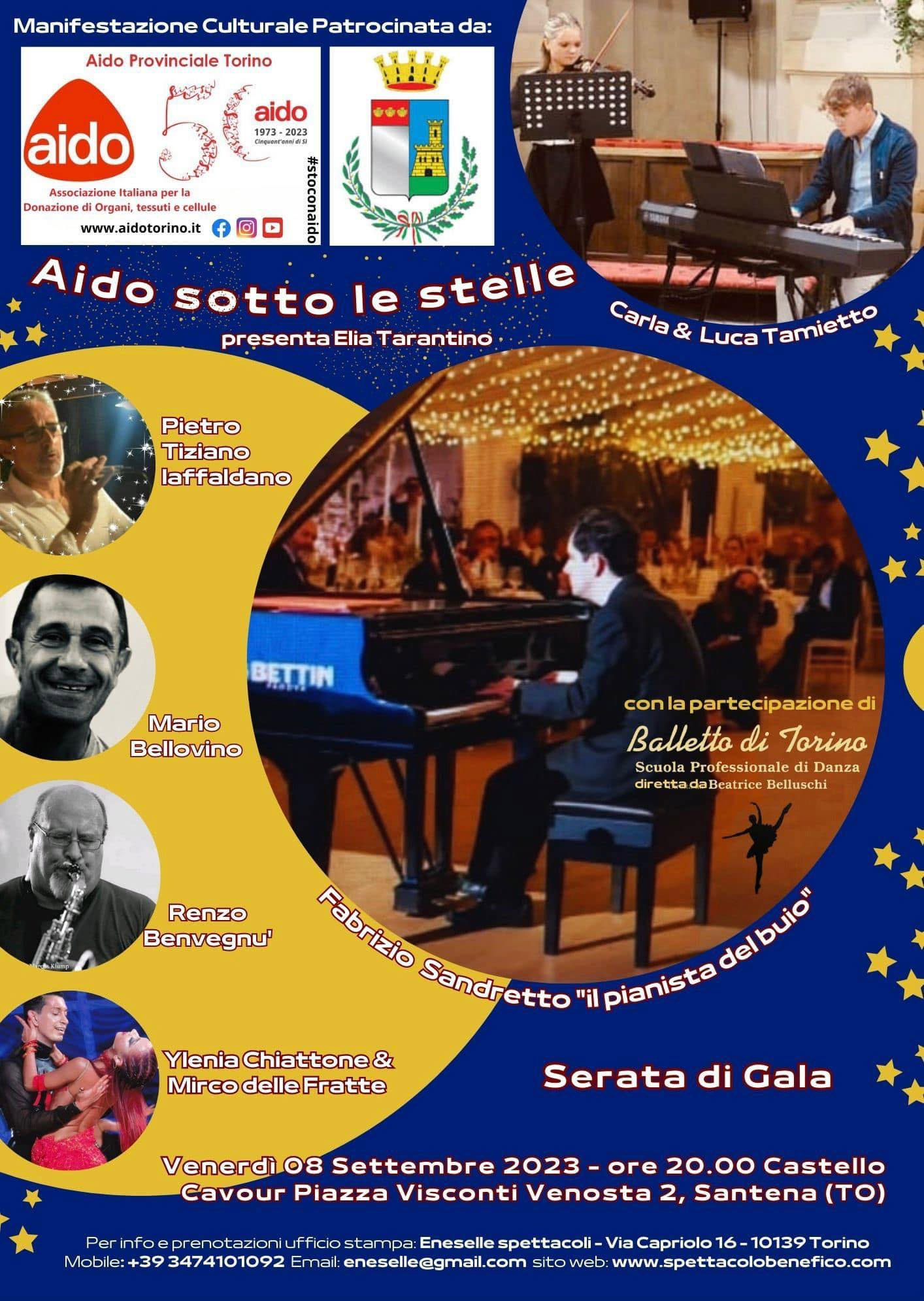 venerdì 8 settembre – Castello di Santena